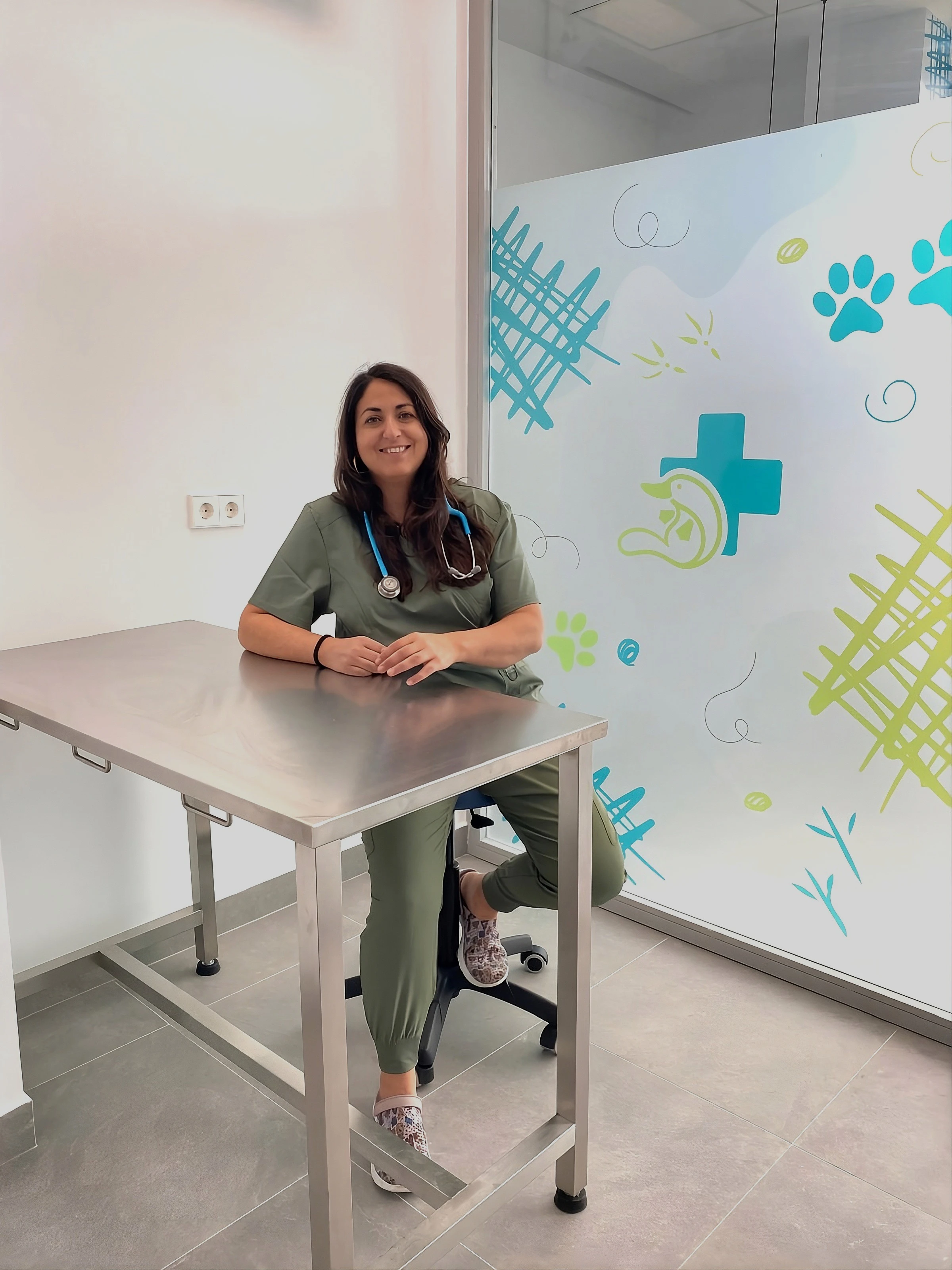 Elisa in the consultation room