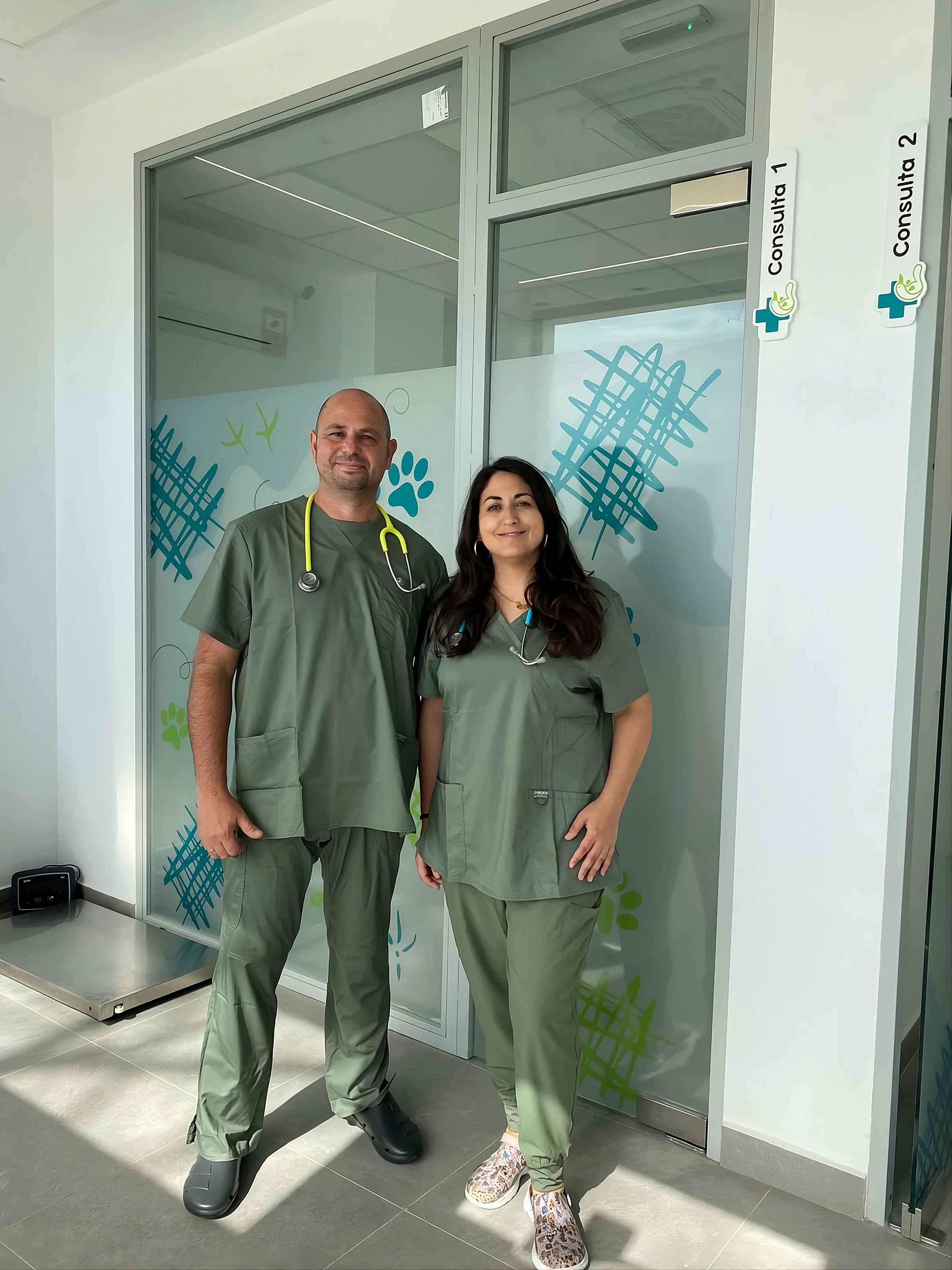 Javier and Elisa at reception